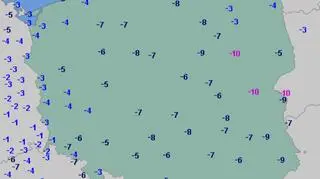 Temperatura w Polsce. Wtorek 5 grudnia, godz. 6:30