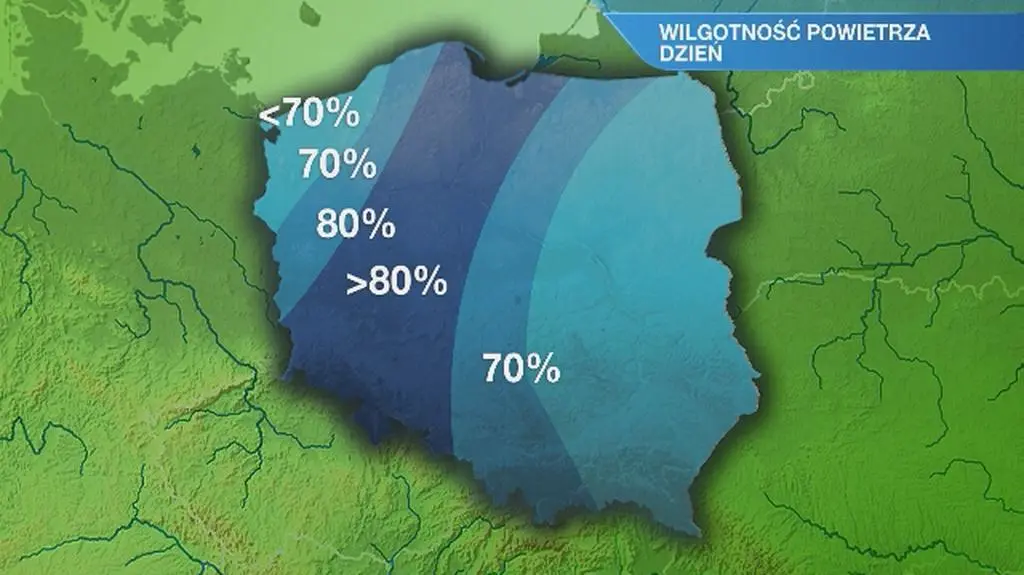 Warunki biometeorologiczne w niedzielę
