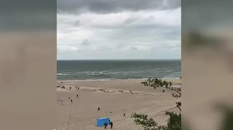 Trąba wodna wirowała nad Bałtykiem
