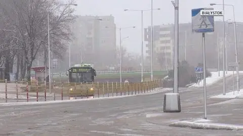 W Białymstoku sypie śnieg