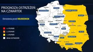Prognoza zagrożeń IMGW na czwartek