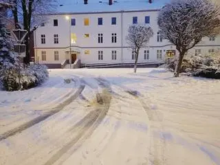 Śnieg w Lęborku