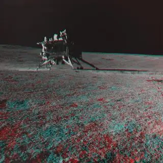 Lądownik Chandrayaan-3 na Księżycu