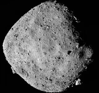 Asteroida Bennu na zdjęciu z 2018 roku