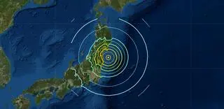 Trzęsienie ziemi u wybrzeży Japonii