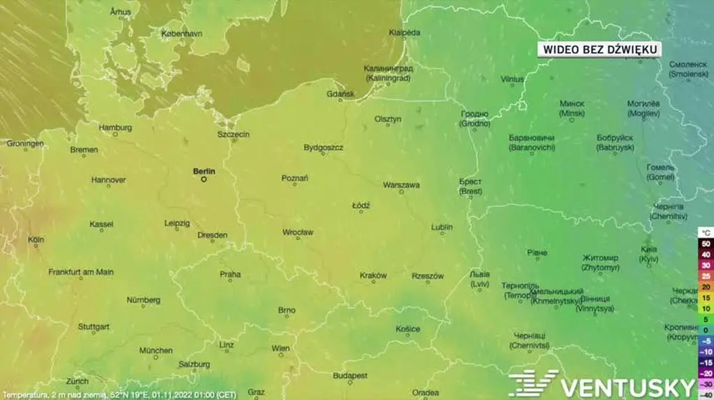 Prognoza temperatur w 