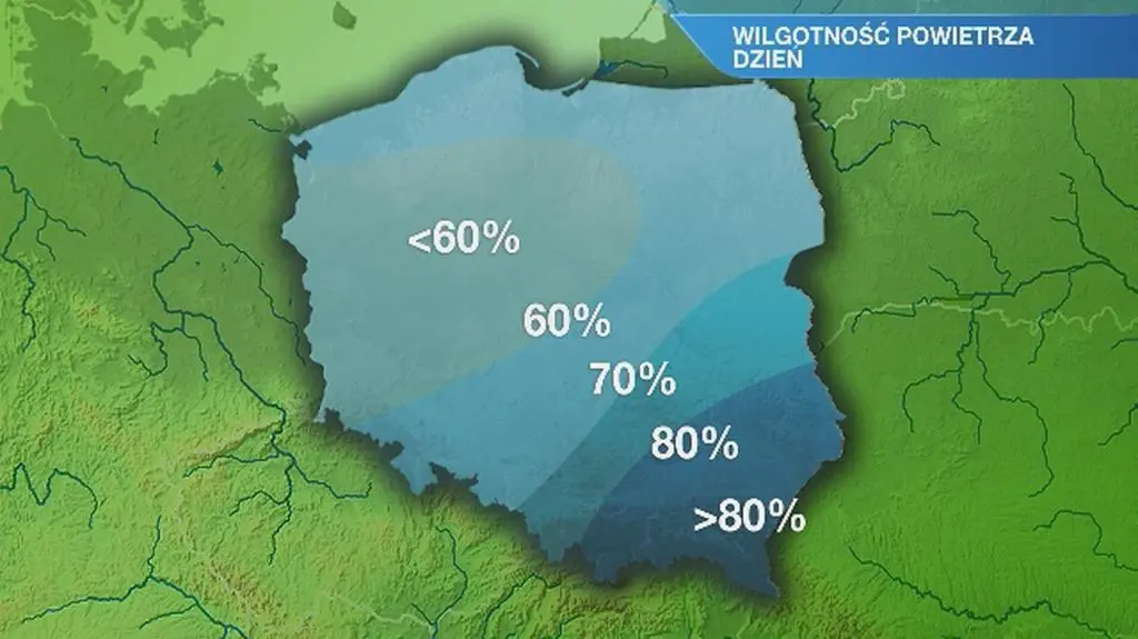 Warunki biometeorlogiczne w czwartek