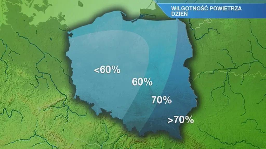 Warunki biometeorologiczne w piątek