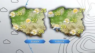 Prognoza pogody na piątek i sobotę