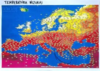 Temperatura w niedzielę 23.07