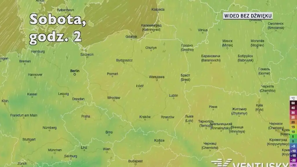 Prognozowana temperatura w najbliższych dniach
