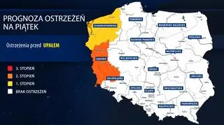 Prognoza zagrożeń na piątek