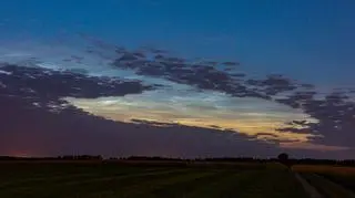 Obłoki srebrzyste NLC 2023. (Chojnice woj. pomorskie).