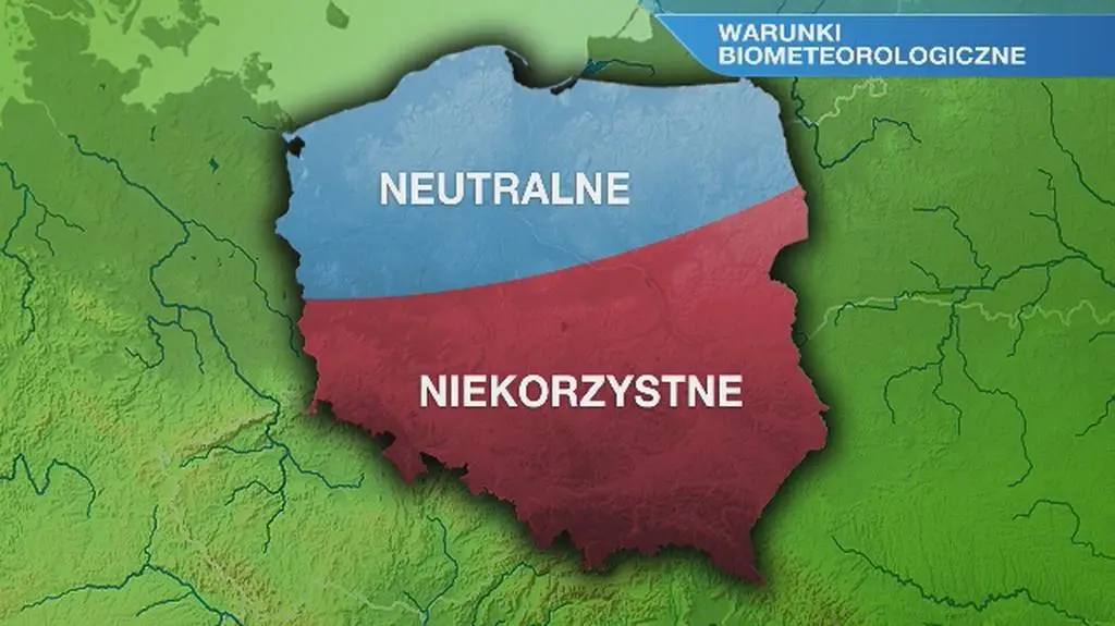 Warunki biometeorologiczne w sobotę