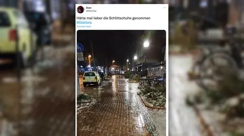 W Niemczech panuje "ekstremalna pogoda". Wypadki, trudności na lotnisku we Frankfurcie, odwołane lekcje