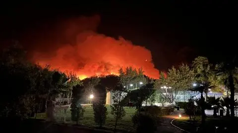 "Ogień był niezwykle potężny". Pożary w znanym tureckim kurorcie