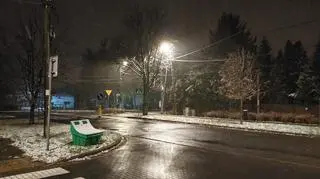 Pierwszy śnieg w Konstancin-Jeziorna