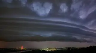 Wał szkwałowy nad Sandomierzem, 6/7.06.2024