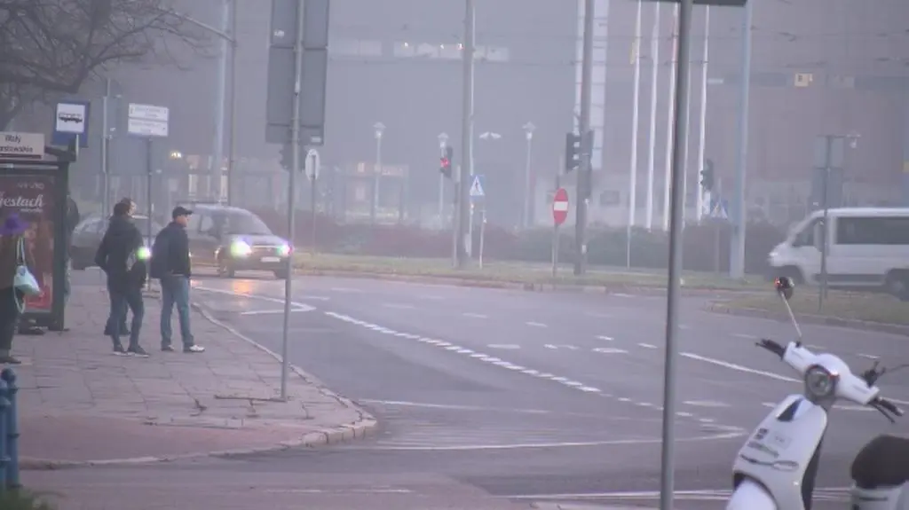 Gdańszczanie o czwartkowej mgle