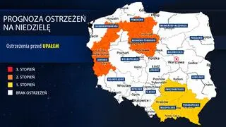 Prognoza zagrożeń meteorologicznych na niedzielę