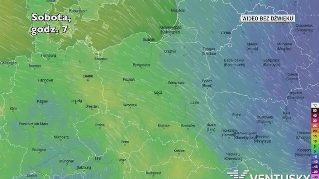 Prognozowana temperatura w najbliższych dniach 