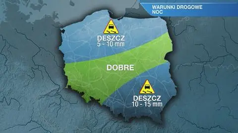 Warunki drogowe w nocy