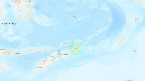 Trzęsienie ziemi w okolicach Timoru Wschodniego. Obawiano się powstania tsunami