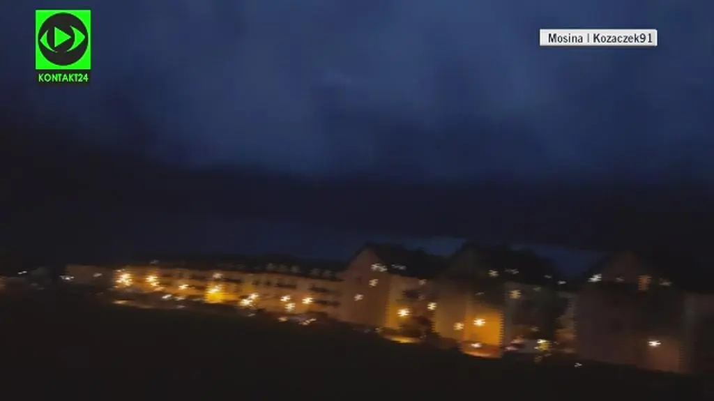 Burza nad Mosiną (Repoter 24 Kozaczek91)