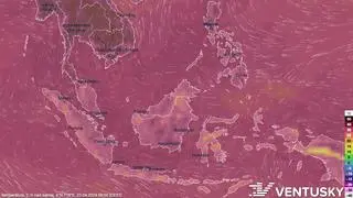 Temperatura powietrza na Filipinach we wtorek