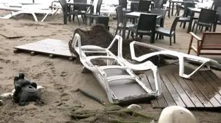 Zniszczenia w restauracjach