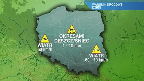 Warunki drogowe w środę 29