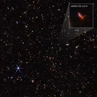 JWST zarejestrował najdalszą galaktykę