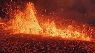Erupcja Wulkanu na Islandii