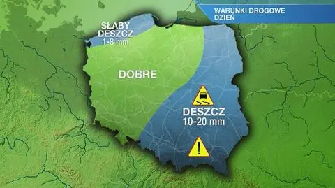 Warunki drogowe w niedzielę 10