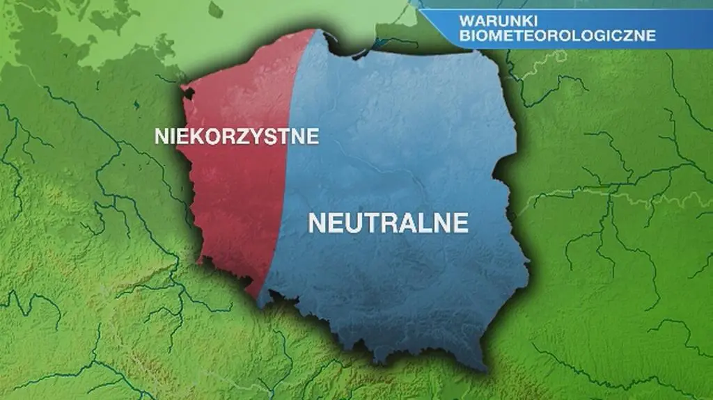 Warunki biometeorologiczne w czwartek