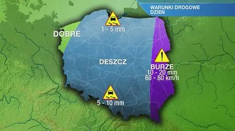 Warunki drogowe w środę