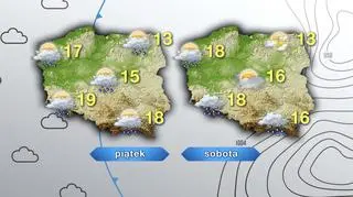 Prognoza pogody na piątek i sobotę