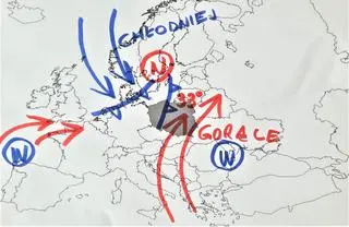 Sytuacja pogodowa nad Europą 