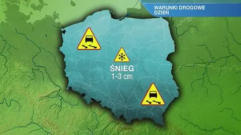 Warunki drogowe w Wigilię