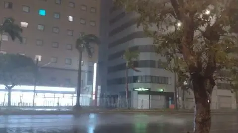 Okinawa w objęciach tajfunu Khanun. Relacja Reportera 24
