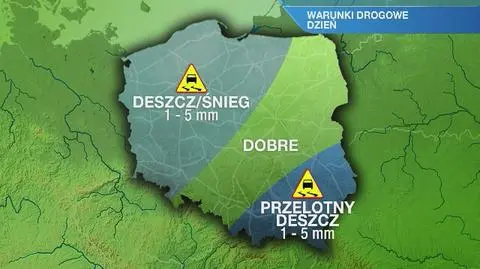 Warunki drogowe w sobotę