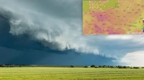 Pod koniec tygodnia miejscami zrobi się gorąco. Nie zabraknie niebezpiecznych zjawisk