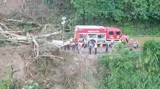 Autobus spadł w przepaść w Kostaryce
