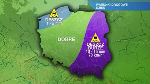 Warunki drogowe w środę