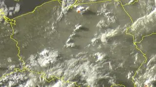 Wyładowania nad Polską, godz. 20