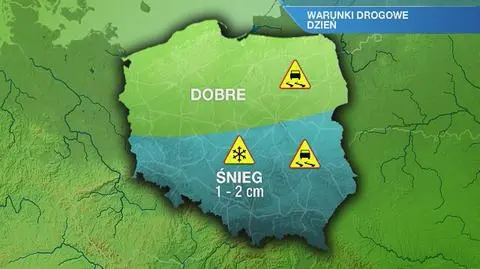 Warunki drogowe w niedzielę