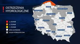 Ostrzeżenia hydrologiczne IMGW