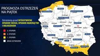 Prognoza zagrożeń IMGW na piątek
