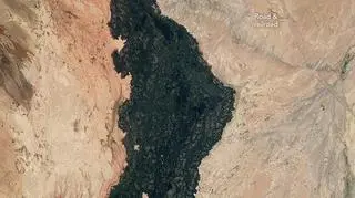 Carrizozo Mapais na zdjęciu z ISS - fragment