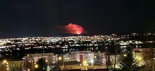 Erupcja wulkanu na Islandii